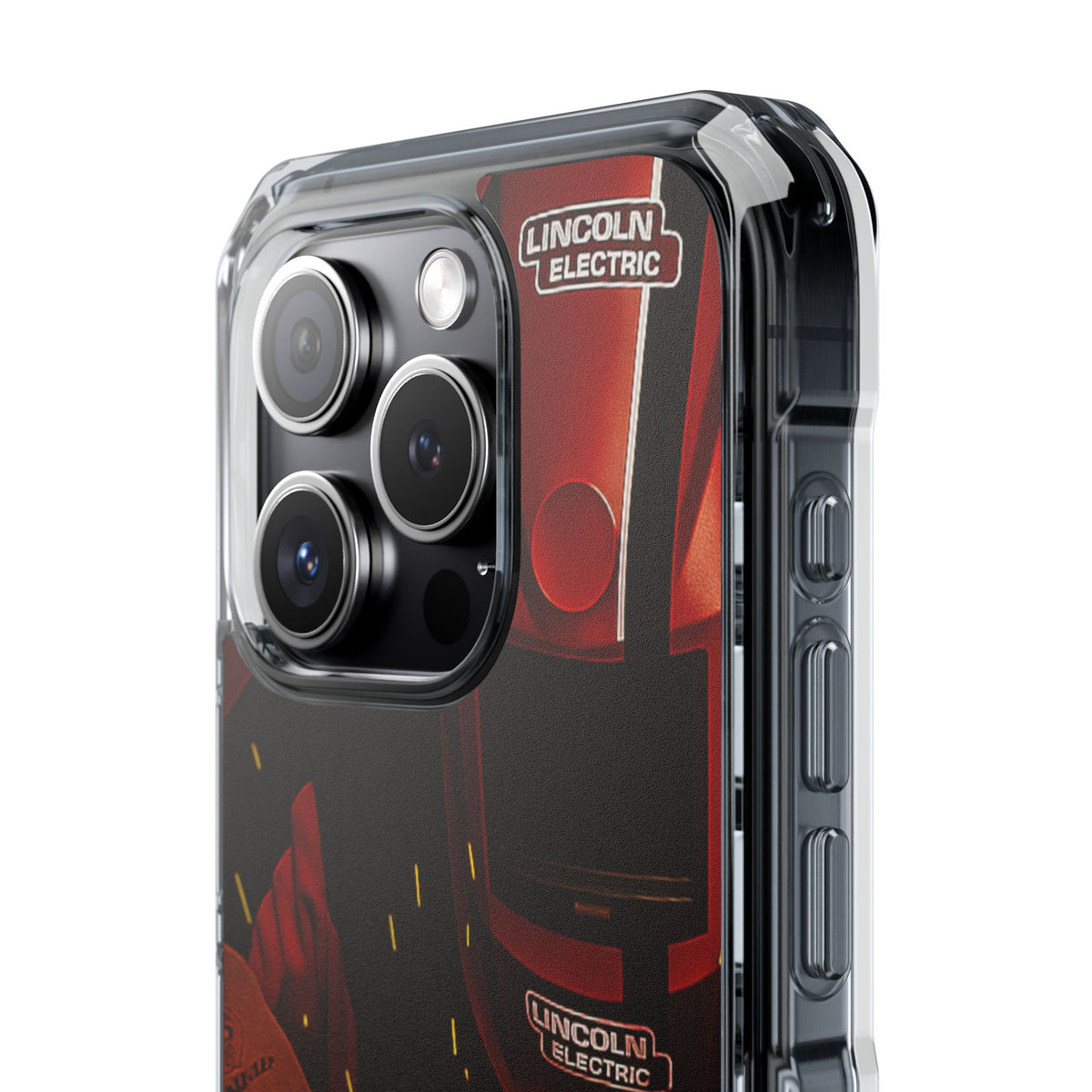 Lincoln Welder - Magnetic Clear Impact iPhone Cases